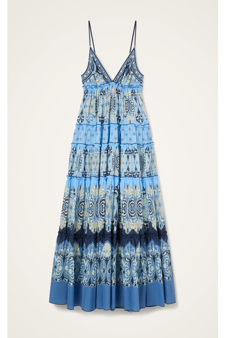 Nymph Dress, Alternate, color, Cocoon Placée Blue