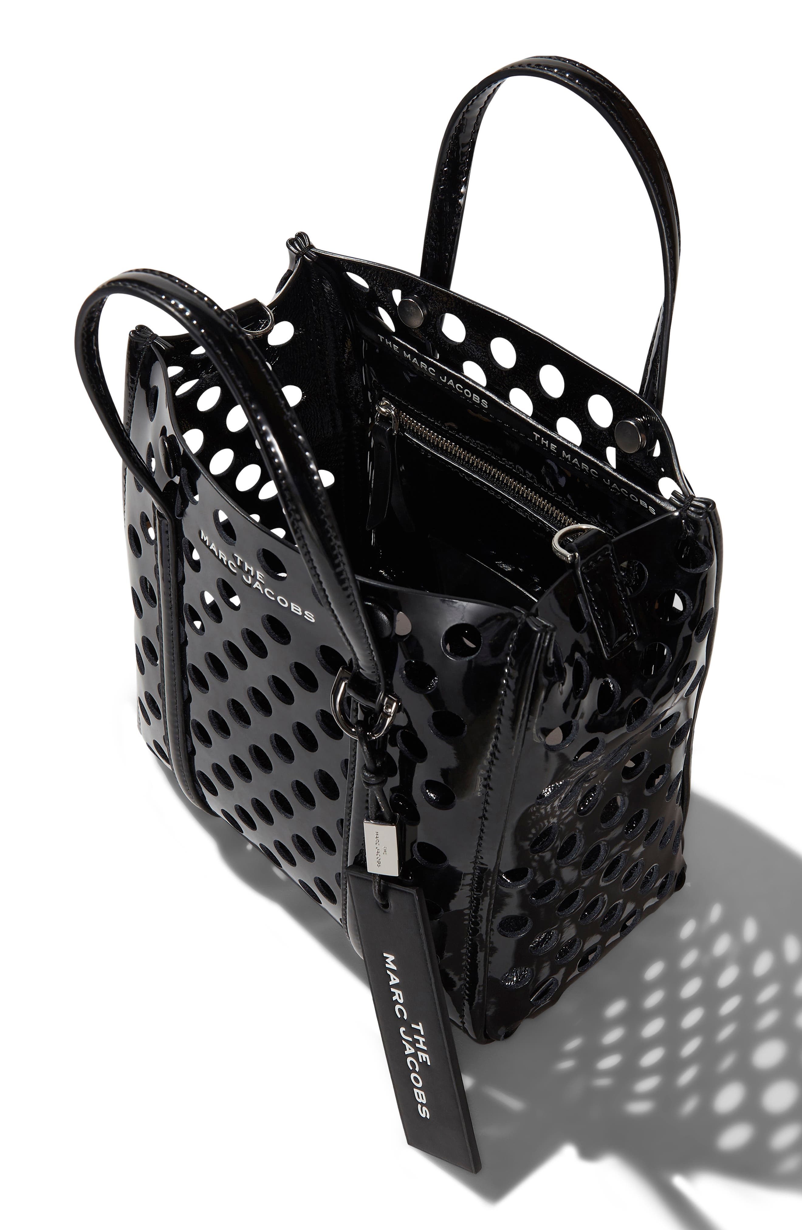 Marc Jacobs THE MARC JACOBS The Tag 21 Perforated Leather Tote, Alternate, color, 