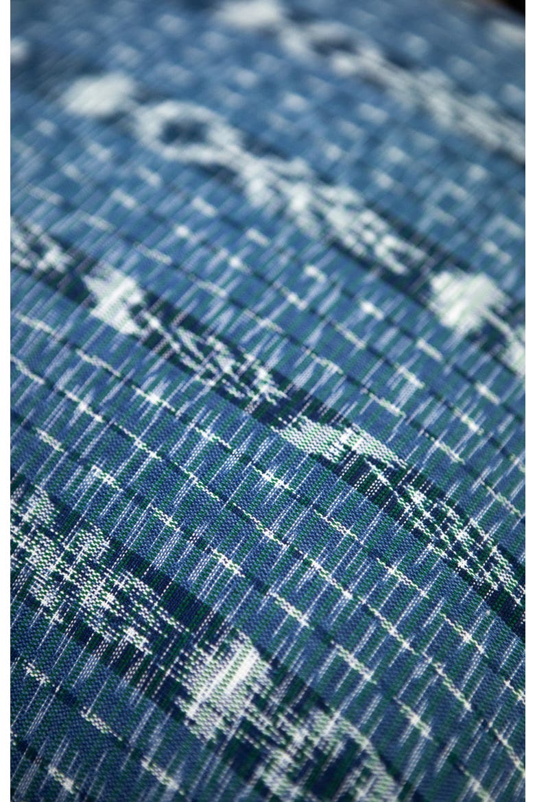Paola Handwoven Cotton Throw Pillow, Alternate, color, Blue