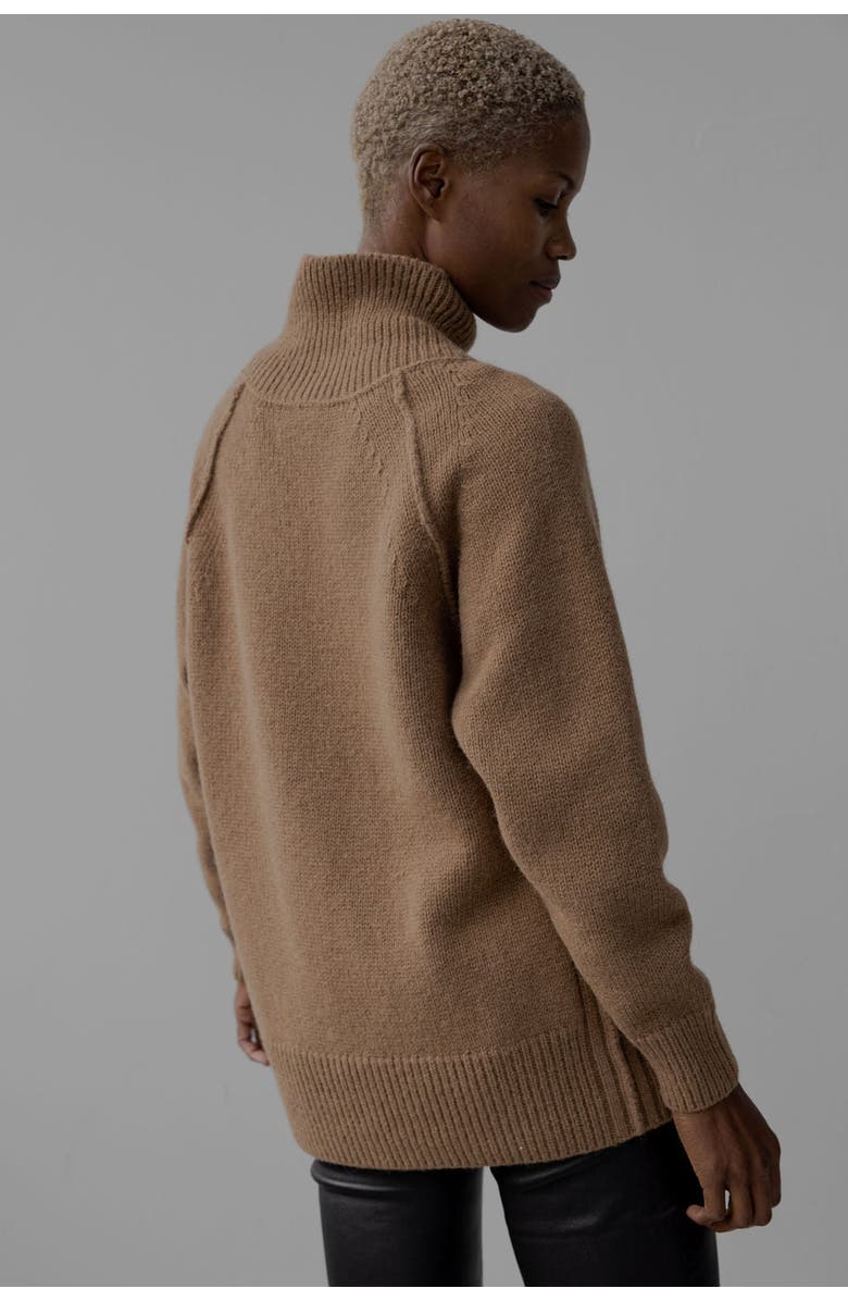 SSKEIN Wrap Collar Pullover, Alternate, color,