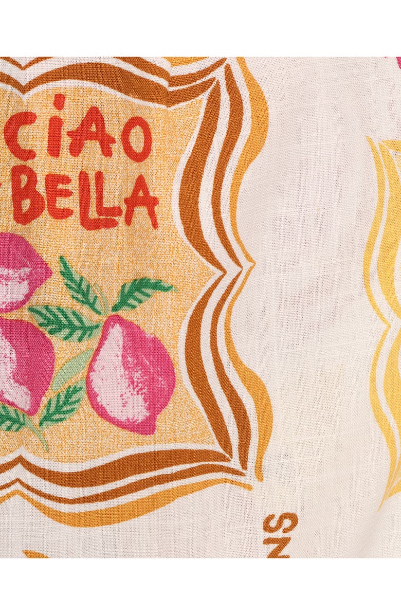 Petal & Pup Siena Print Sleeveless Crop Top, Alternate, color, Bella