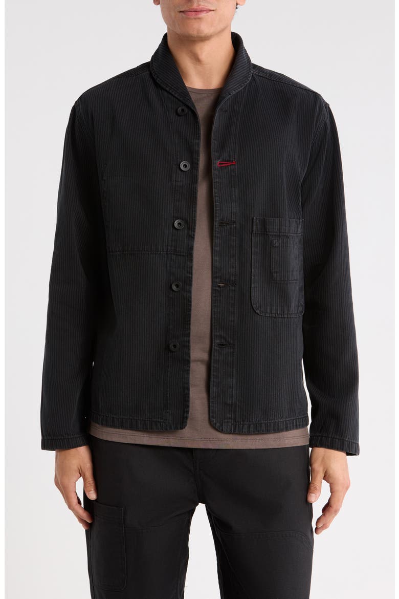 Shepherds Cotton Button-Up Shirt, Main, color, OBSIDIAN WASH