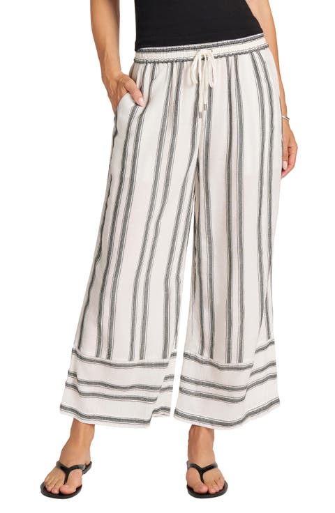 Stripe Crop Pants