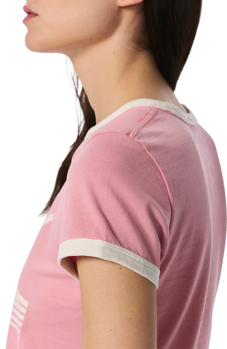 rag & bone Miami Cotton Graphic T-Shirt, Alternate, color, Blush