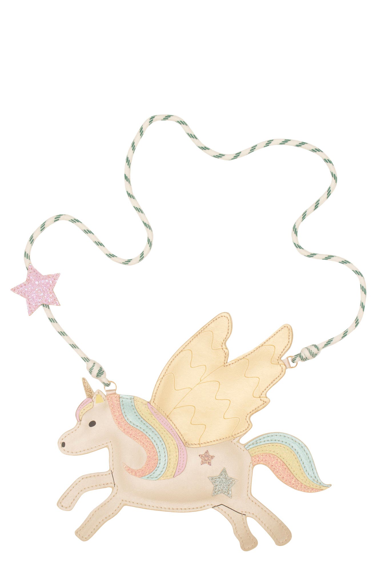 Mimi & Lula Kids' Flying Unicorn Crossbody Bag, Main, color, 