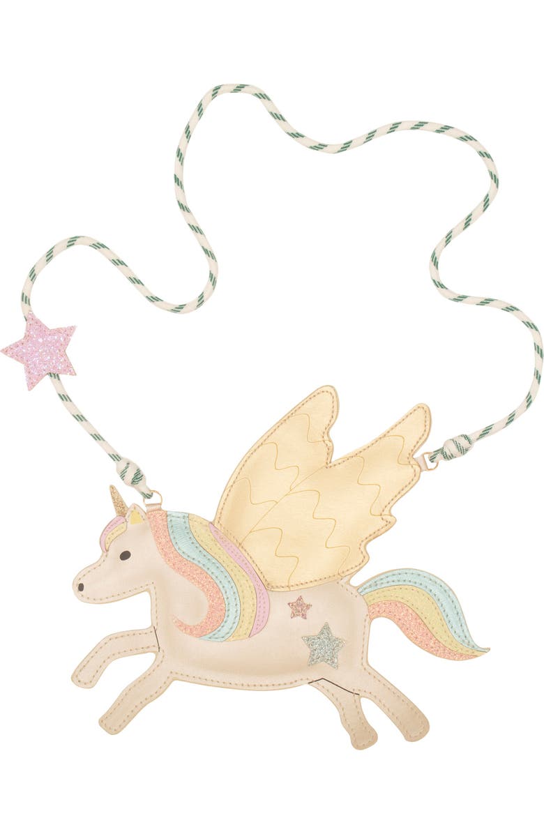Mimi & Lula Kids' Flying Unicorn Crossbody Bag, Main, color,