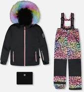 Deux par Deux Girl Two-Piece Play Snowsuit