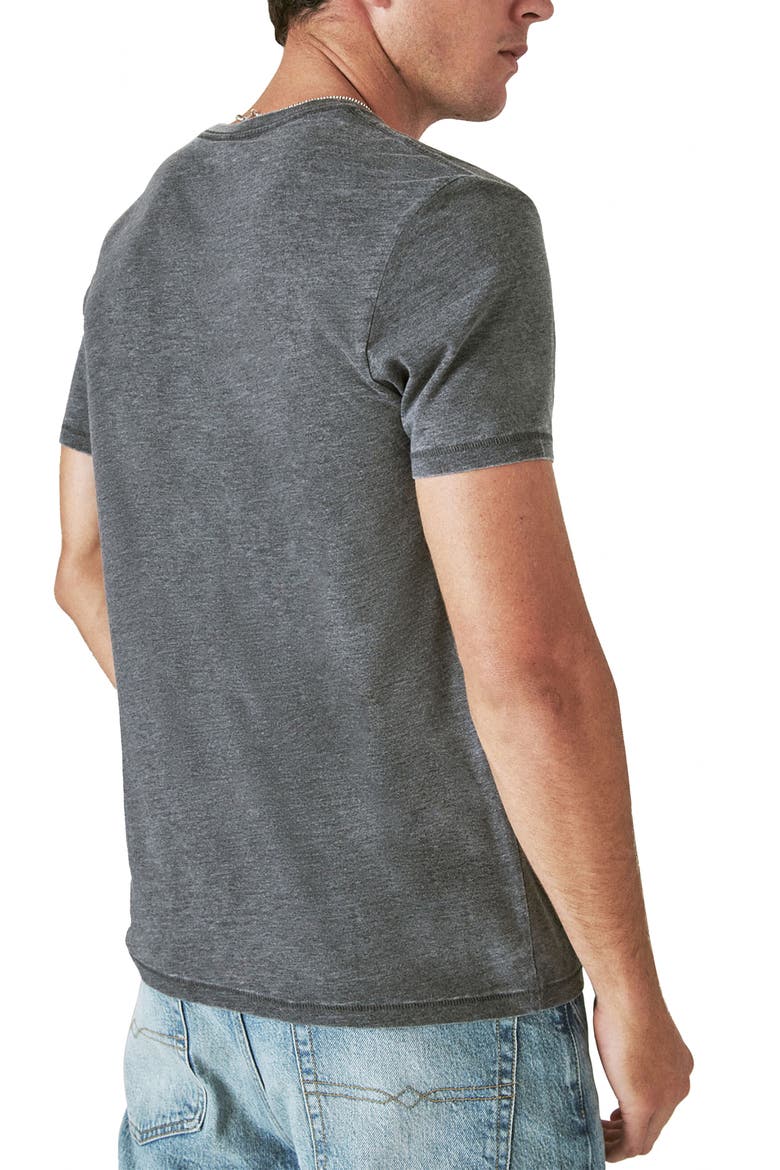 Relaxed Fit V-Neck T-Shirt, Alternate, color, JET BLACK