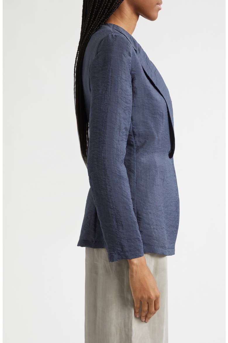 Techno Crepe Jacket, Alternate, color, NAVY
