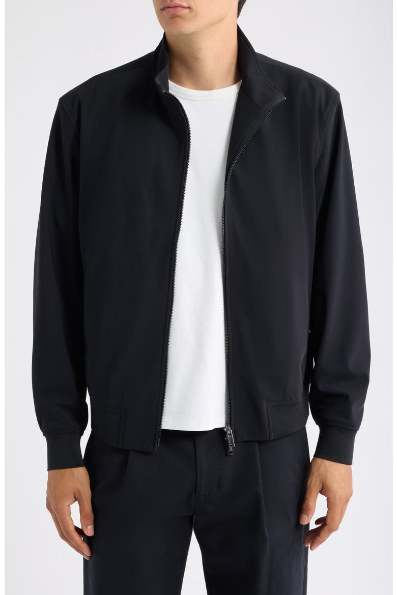 Bomber Jacket, Main, color, BLACK