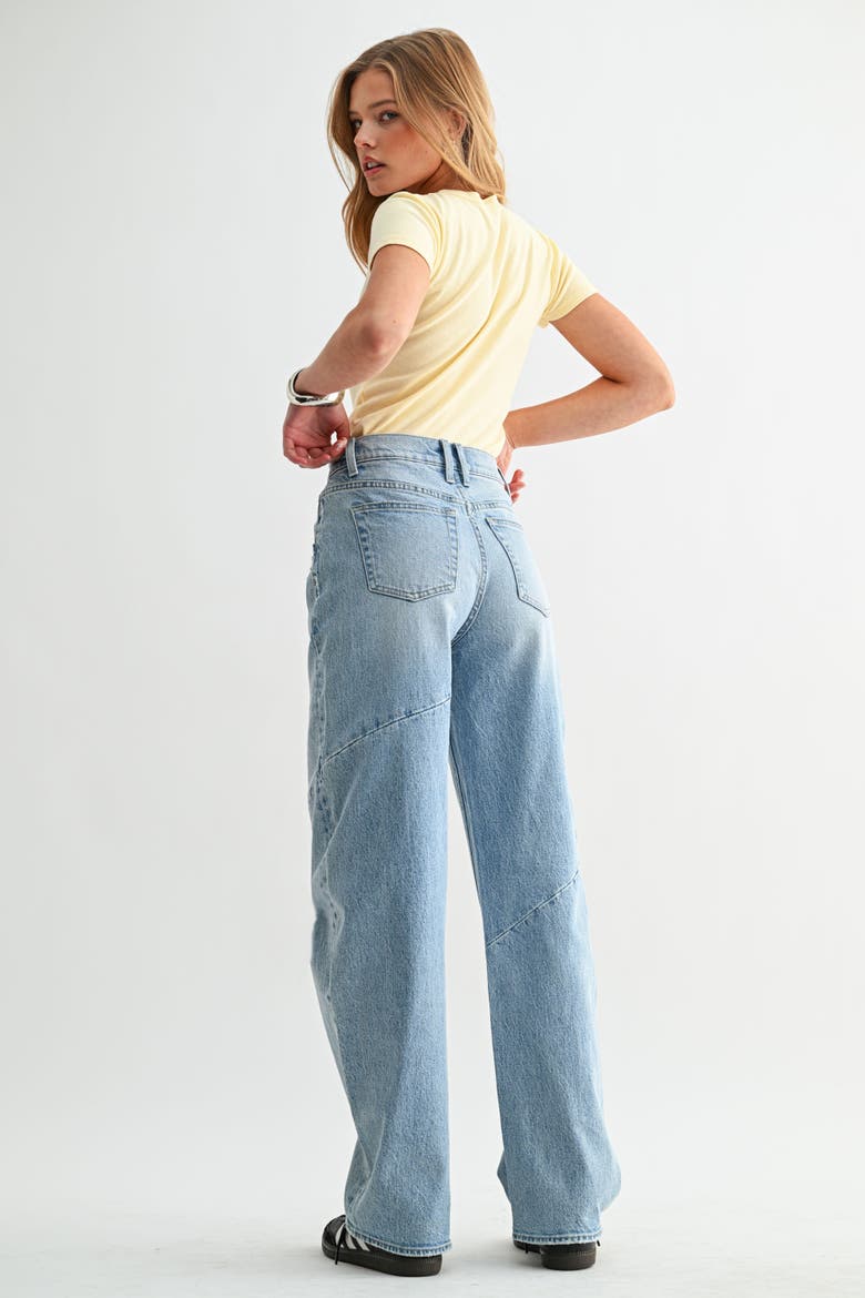 The Arc Barrel Leg Jeans, Alternate, color, Light Wash