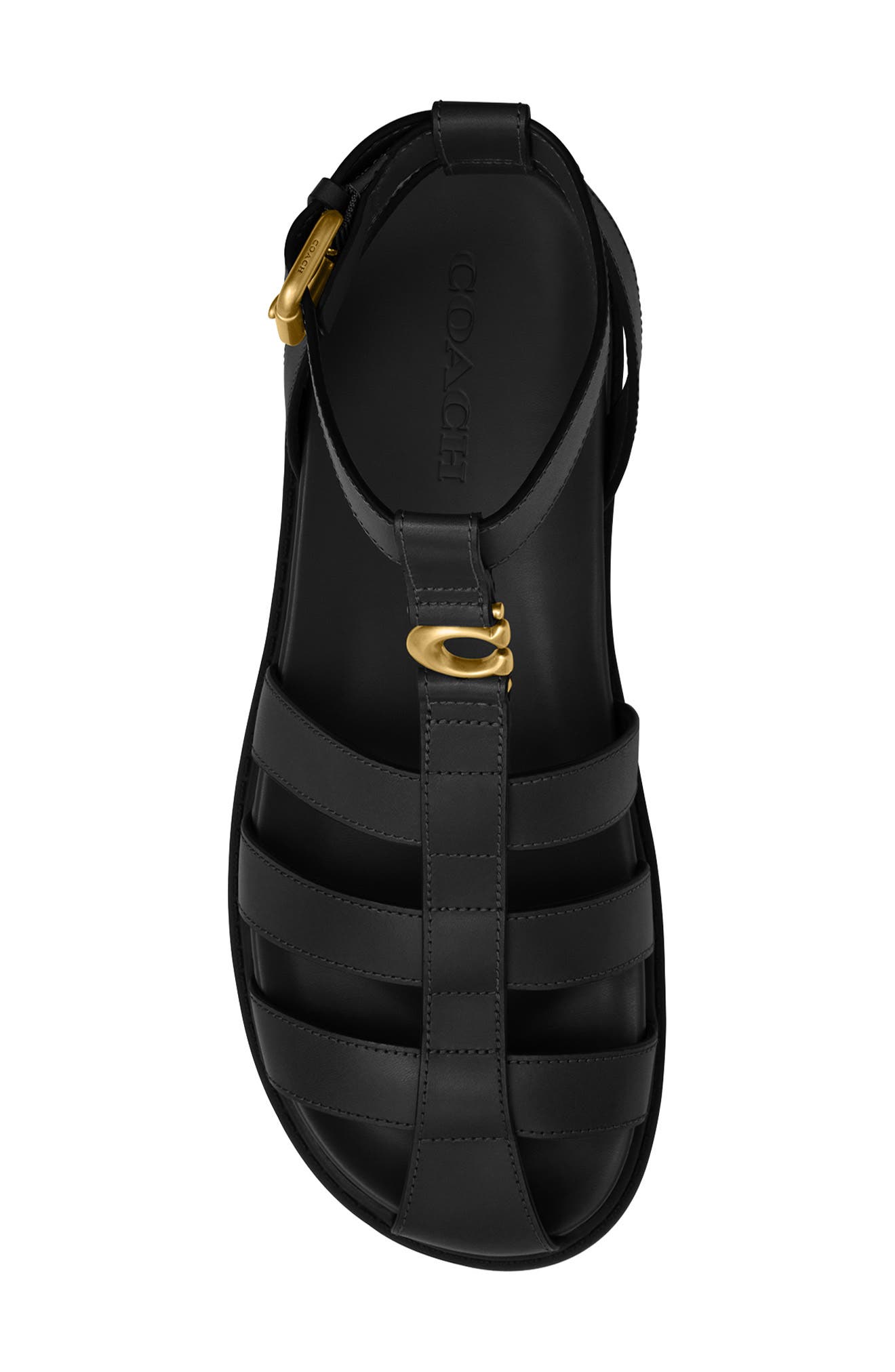 COACH Fisherman Ankle Strap Sandal, Alternate, color, 