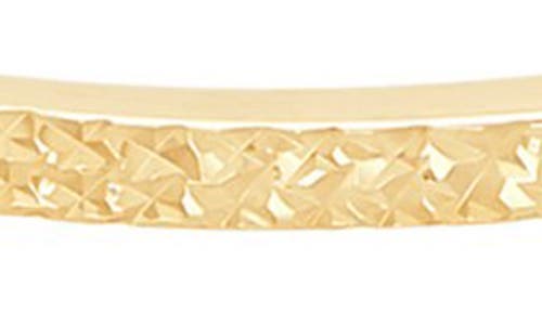 Frankie & Zoe Curved Diamond-cut Pendant Necklace In Gold