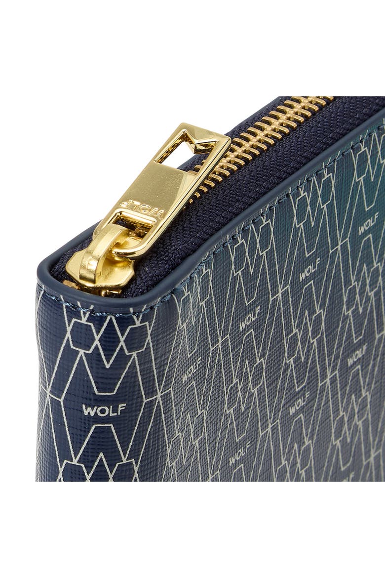 Signature Zip Wallet, Alternate, color, Blue