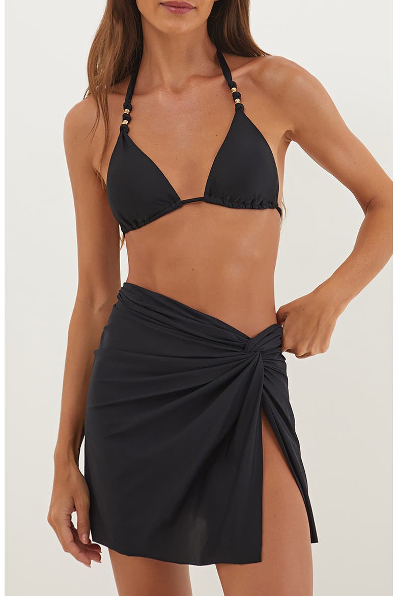 Karen Cover-Up Miniskirt, Main, color, BLACK