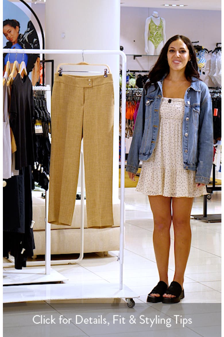 Flat Front Wide Leg Pants video