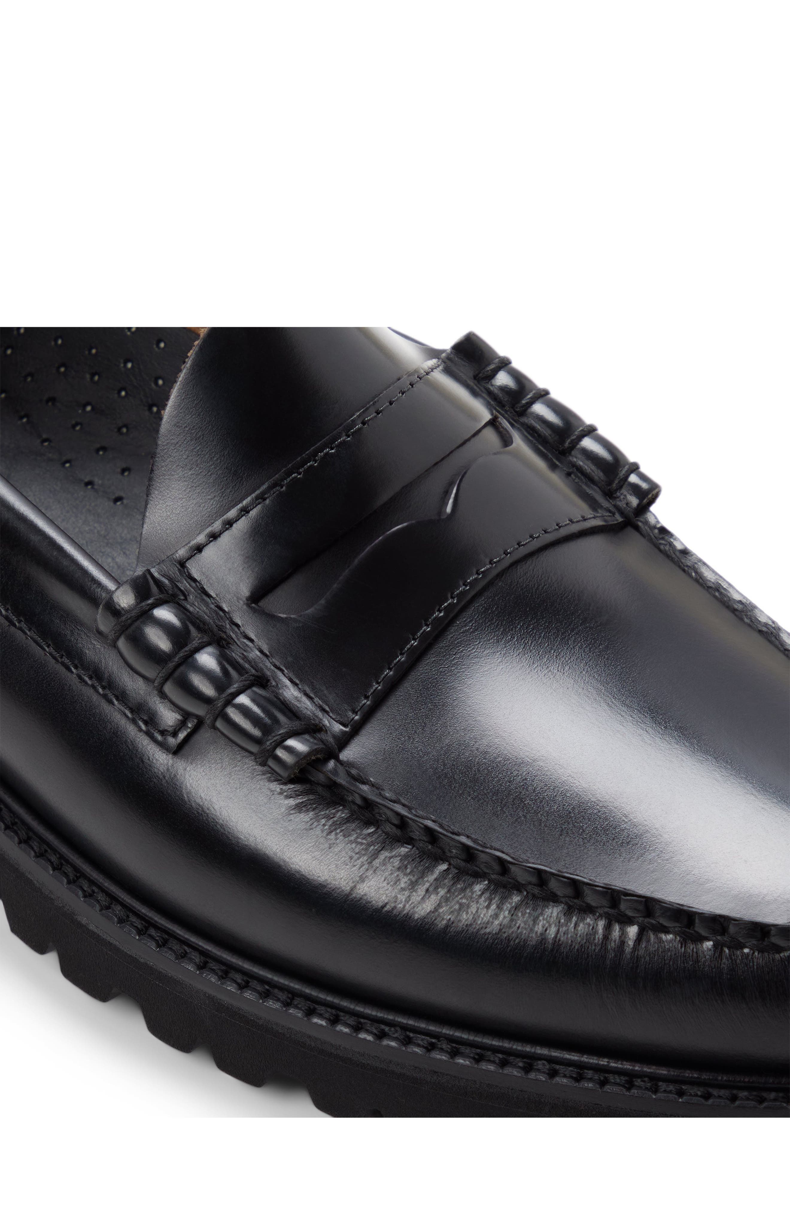 G.H.BASS Larson Penny Loafer, Alternate, color, Black
