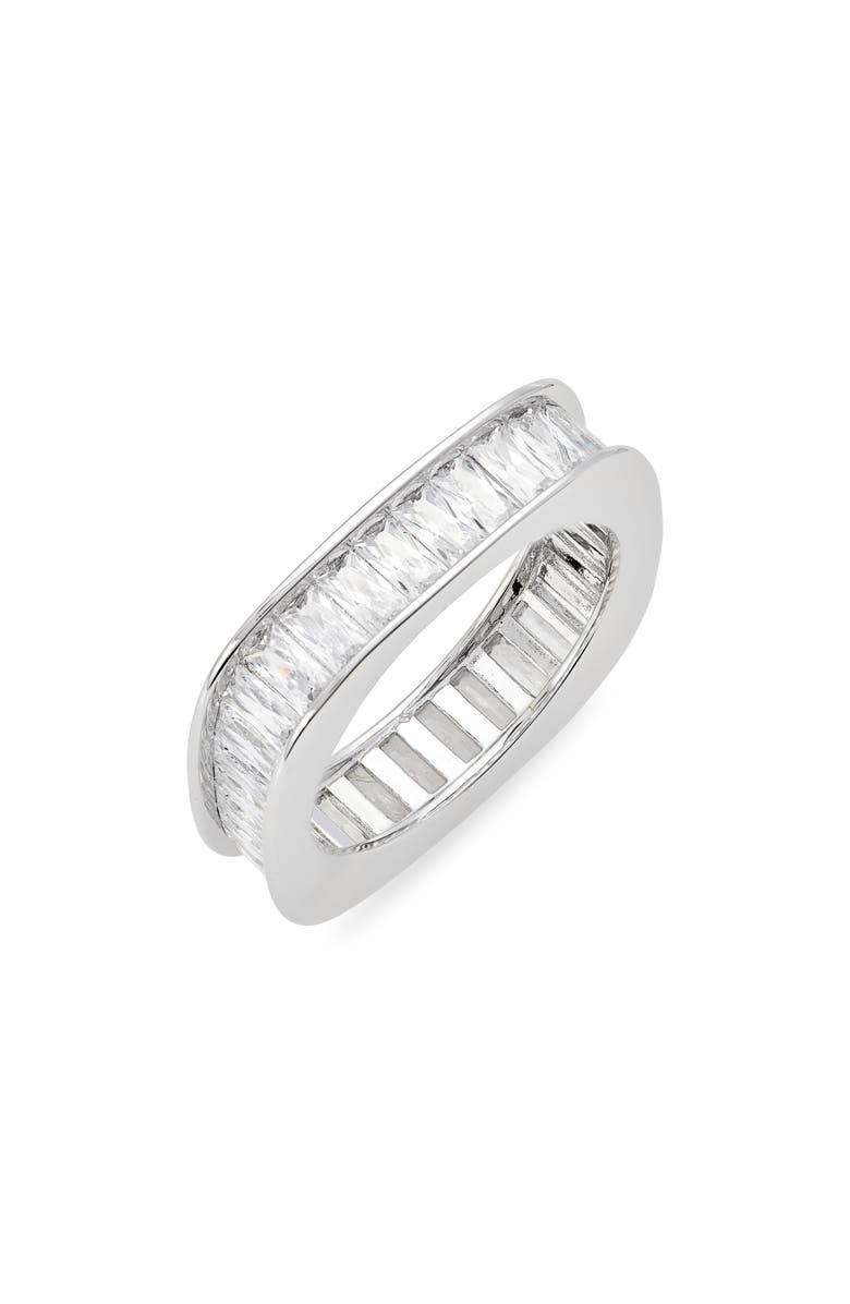 Nordstrom Cubic Zirconia Baguette Ring, Main, color, 
