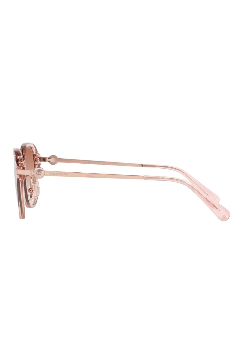 56mm Gradient Square Sunglasses, Alternate, color, PINK / PINK GRADIENT