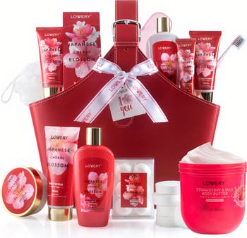 26-Piece Bath & Body Cherry Blossom Spa Set