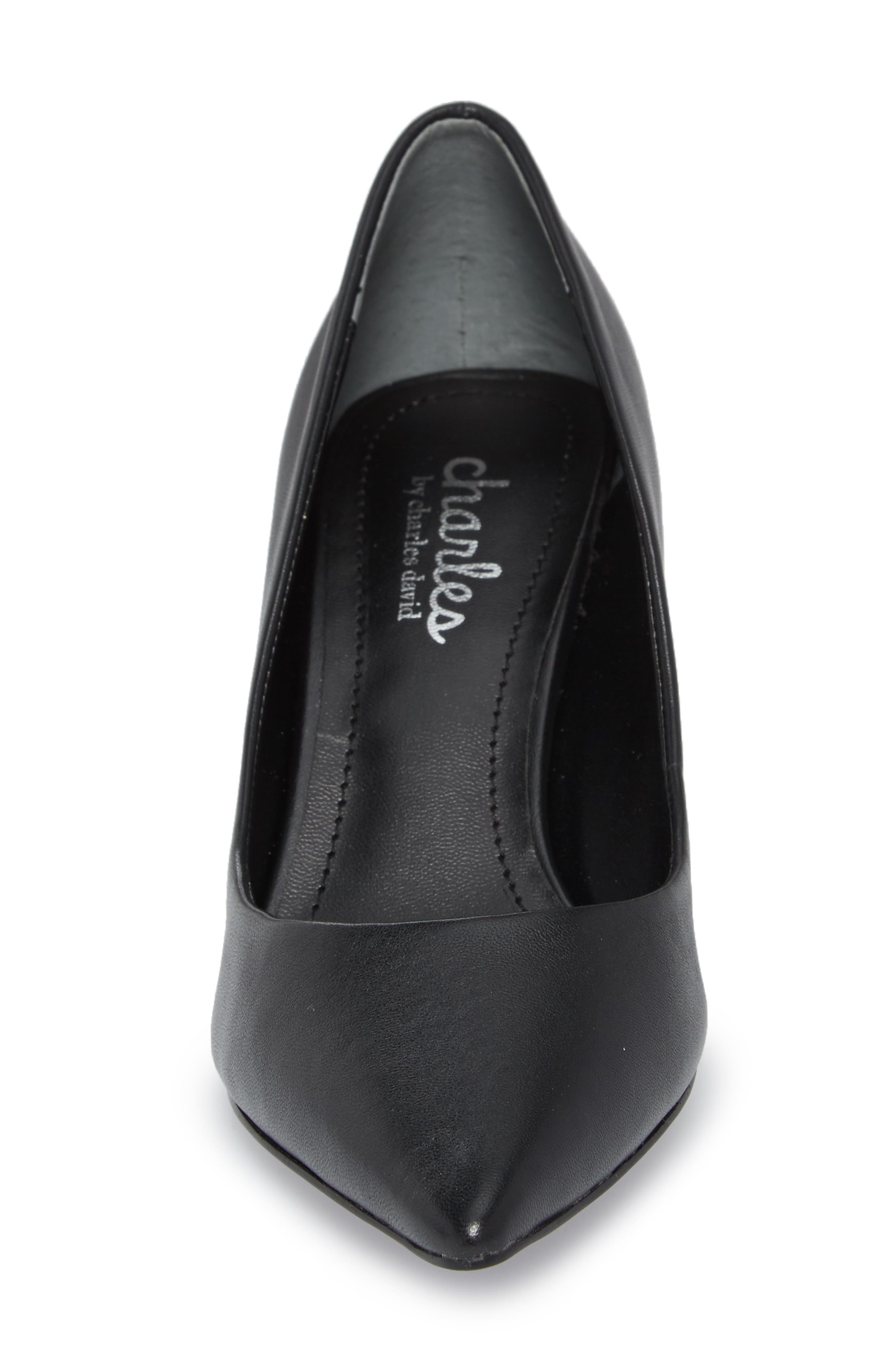 Addie Pump, Alternate, color, BLACK LEATHER
