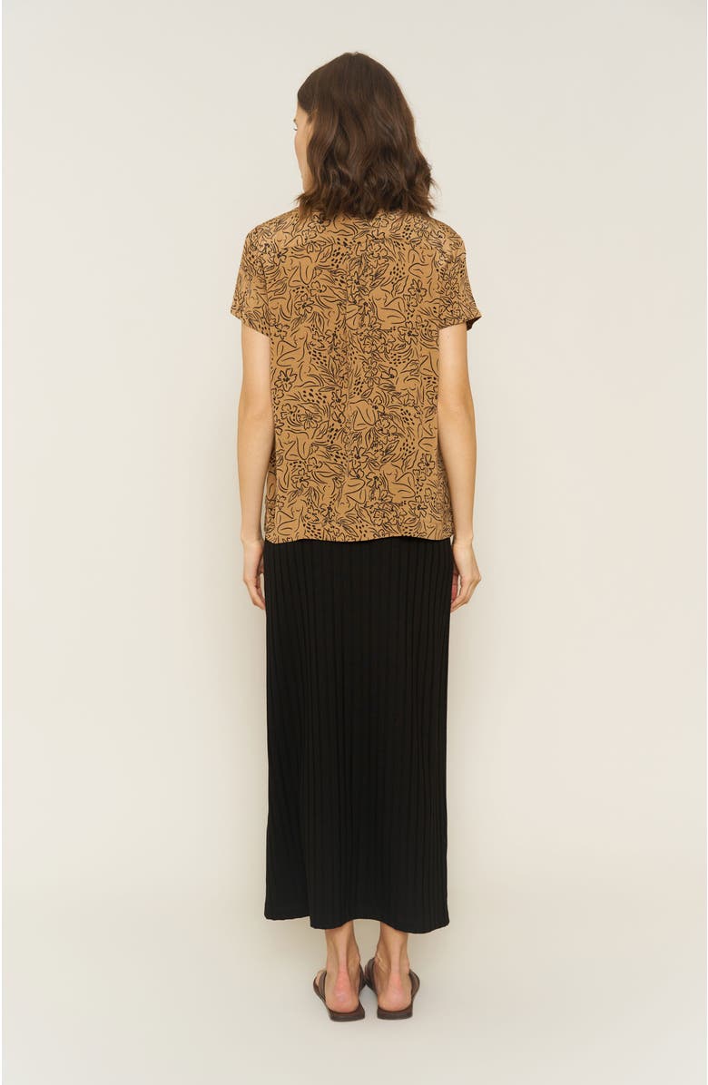 Whimsy + Row Jada Skirt, Alternate, color, Black