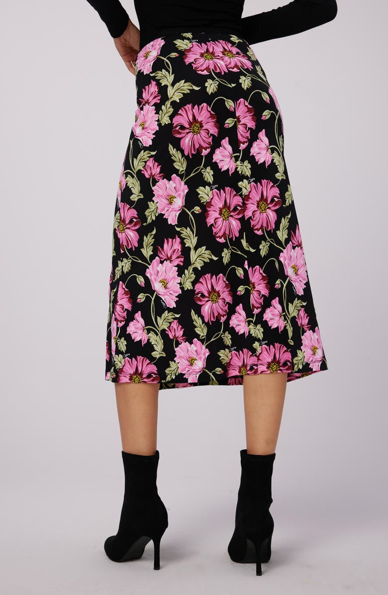 DVF Whitley Floral Midi Skirt, Alternate, color, 