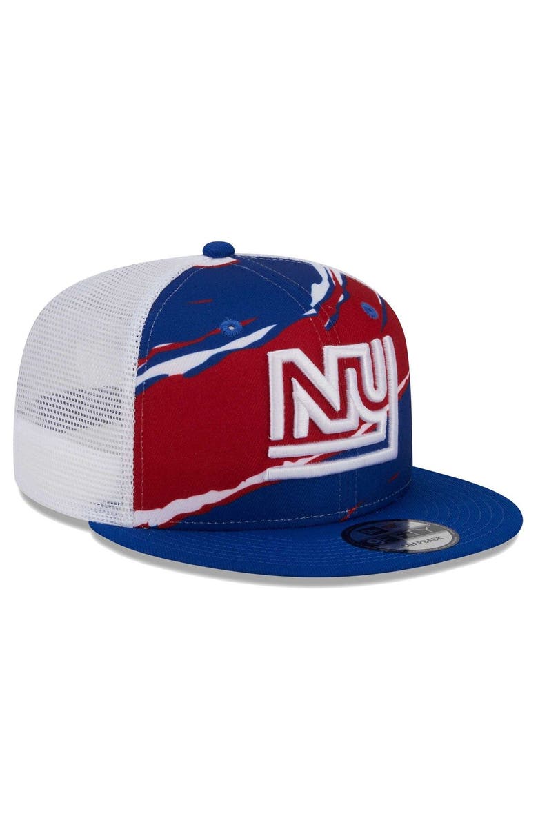 New Era Men's New Era Royal New York Giants Historic Tear Trucker 9FIFTY Snapback Hat, Alternate, color,