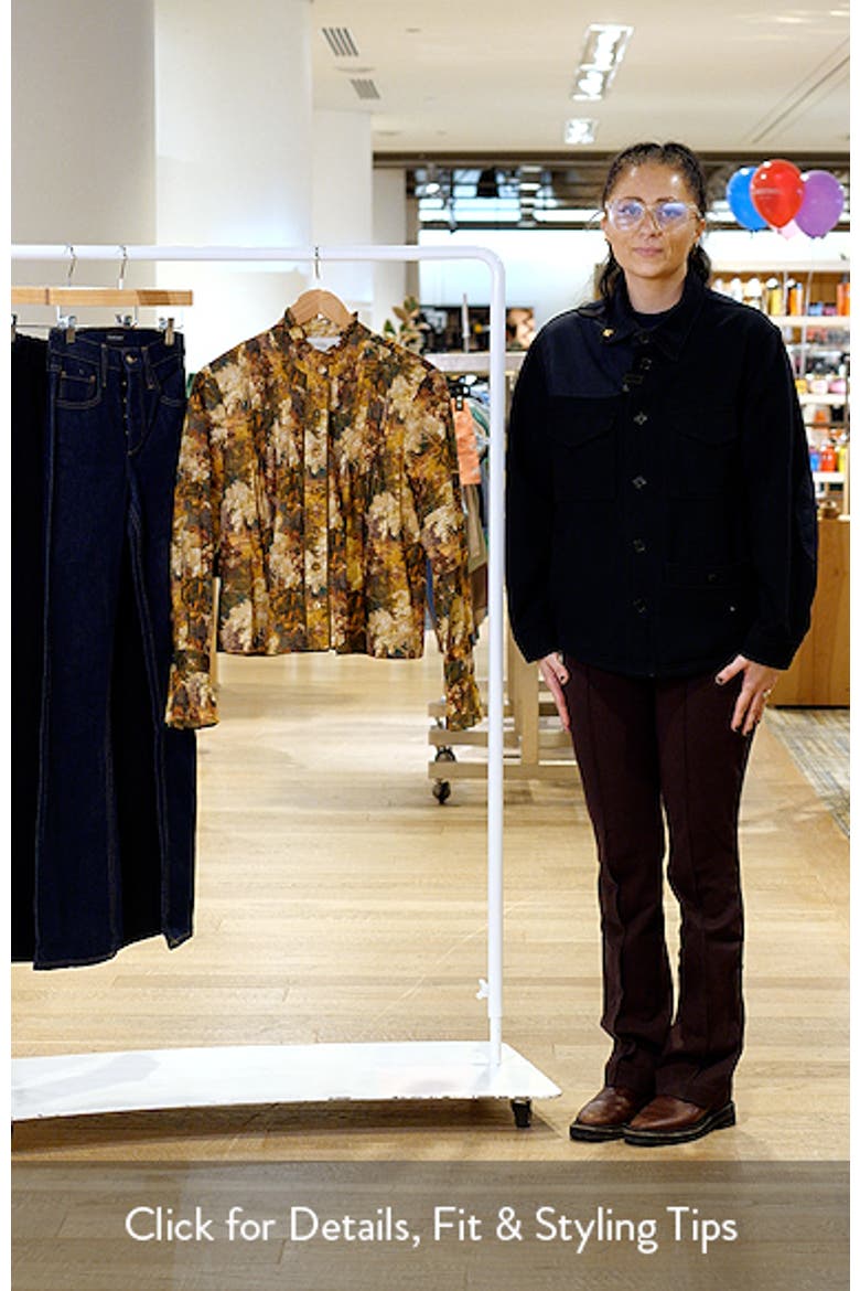 Wiley Ruffle Pintuck Cotton Shirt video