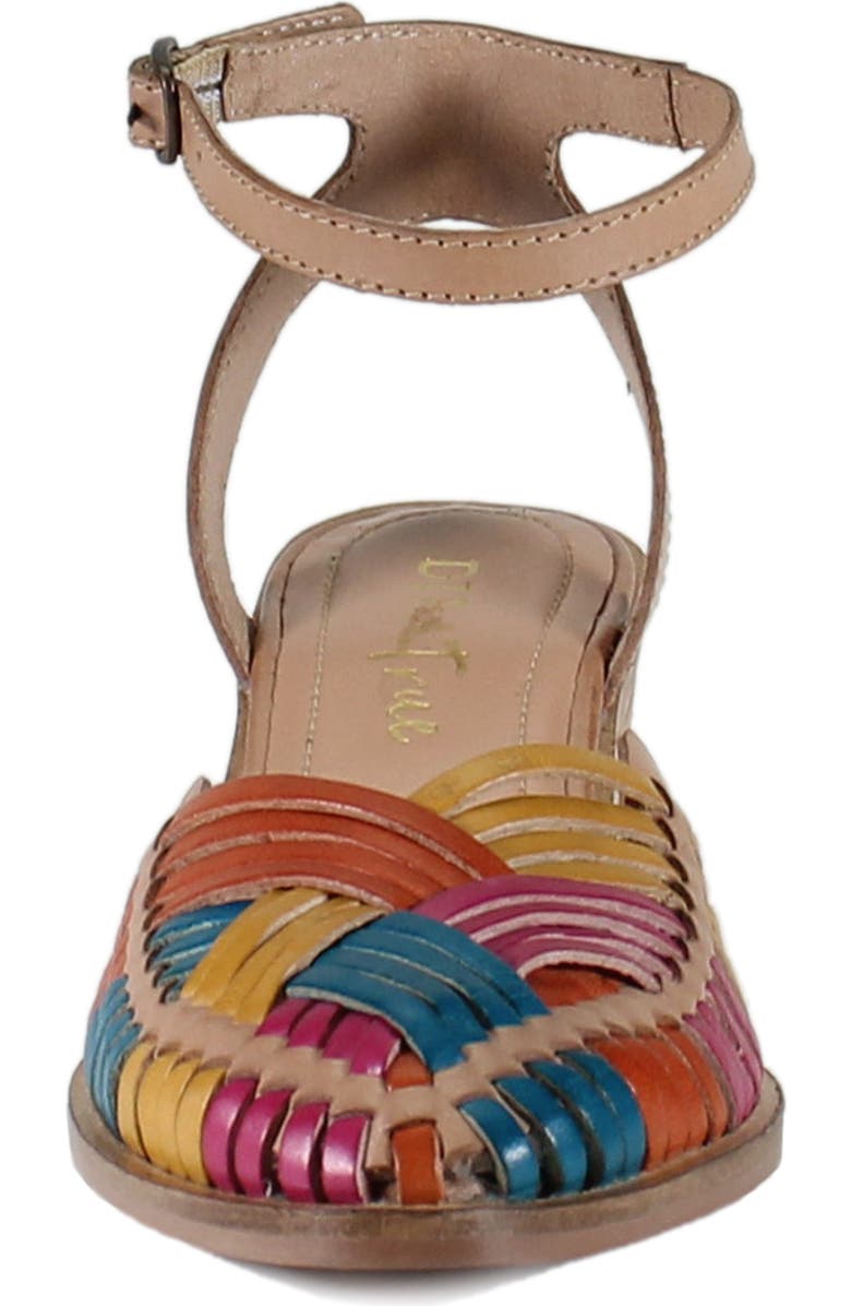 Diba True SHOOTIN STAR Leather Huarache Sandal, Alternate, color, Bright Multi