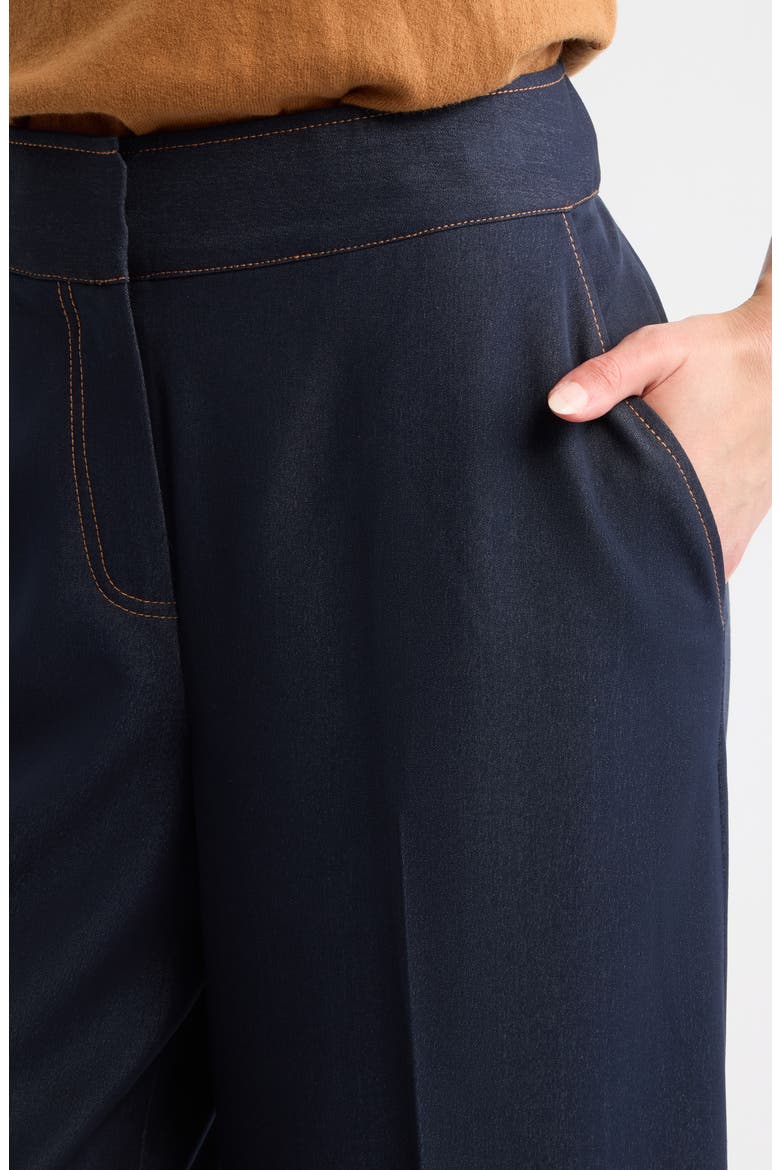 Wide Leg Pants, Alternate, color, DARK DENIM