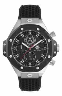 Plein Chrono Royal Chronograph Silicone Strap Watch