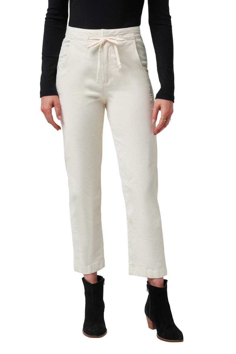 Friday Feeling Straight Leg Ankle Pants, Main, color, EGGNOG