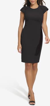 Calvin Klein Cap Sleeve Sheath Dress