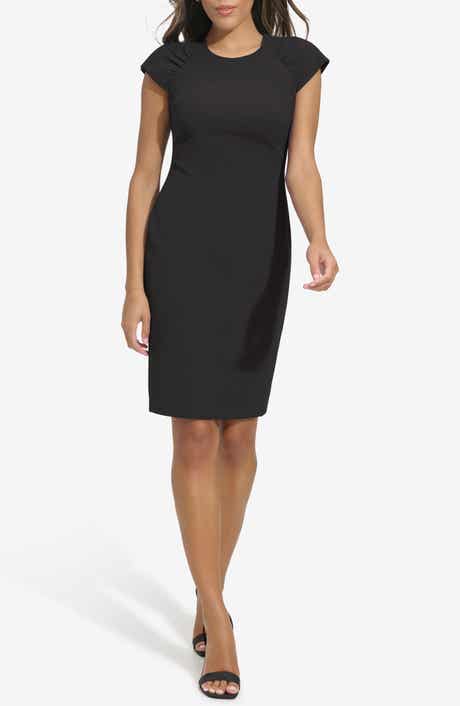 Calvin Klein Cap Sleeve Sheath Dress