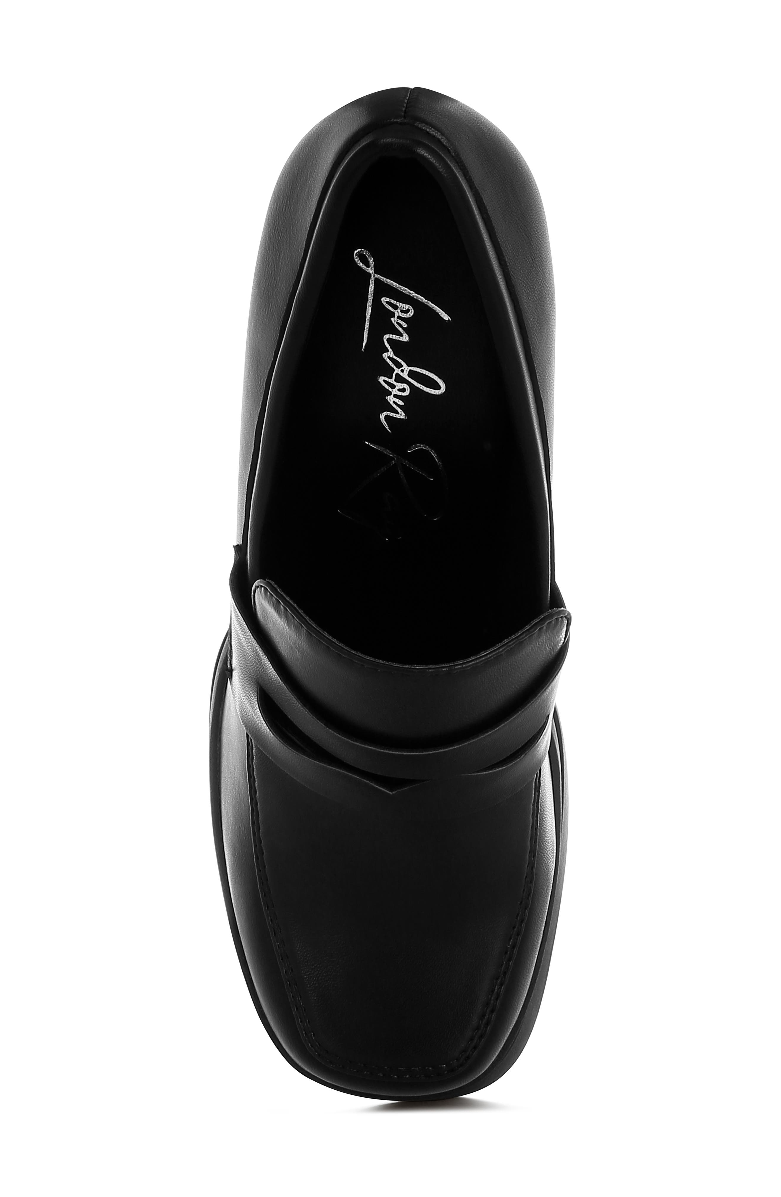 LONDON RAG Edwina Block Heel Platform Pump, Alternate, color, Black