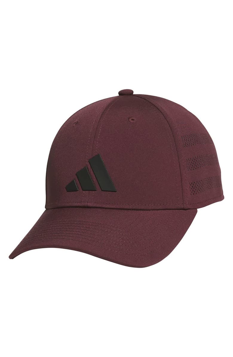 adidas Men's  Burgundy adidas Game Day 4 Flex Hat, Main, color, 