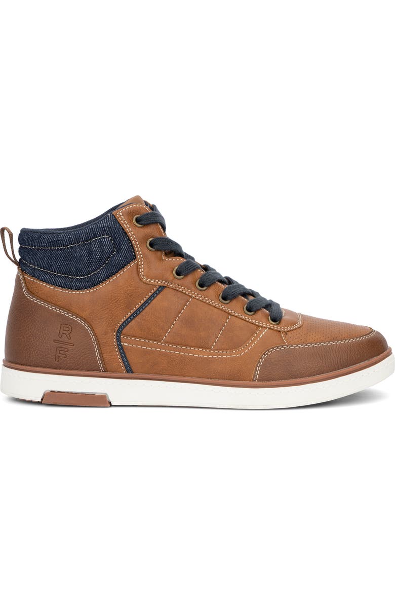 RESERVE FOOTWEAR Deion Mid Sneaker, Alternate, color, Cognac