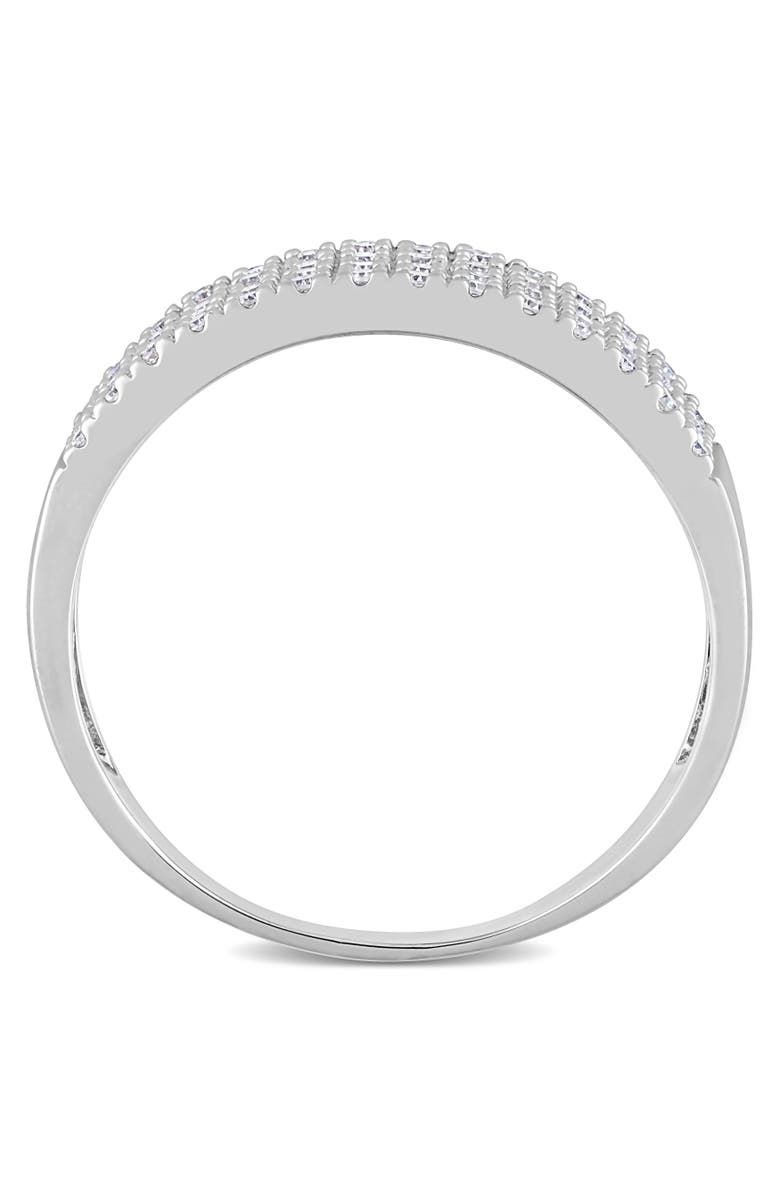 Julianna B. Diamond Pave Anniversary Band Ring, Alternate, color, Sterling Silver