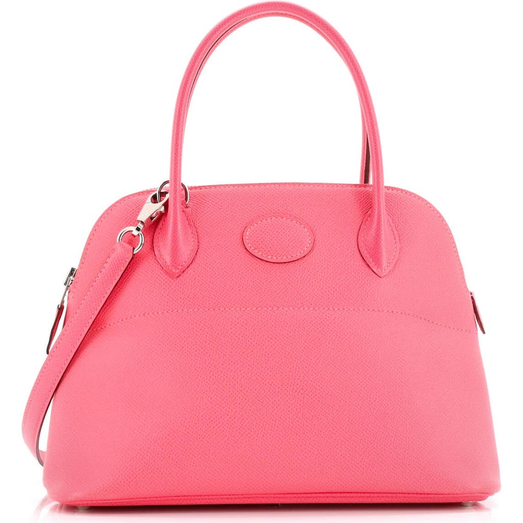 Pre-owned Hermes Hermes Bolide Bag Epsom 27 In Pink