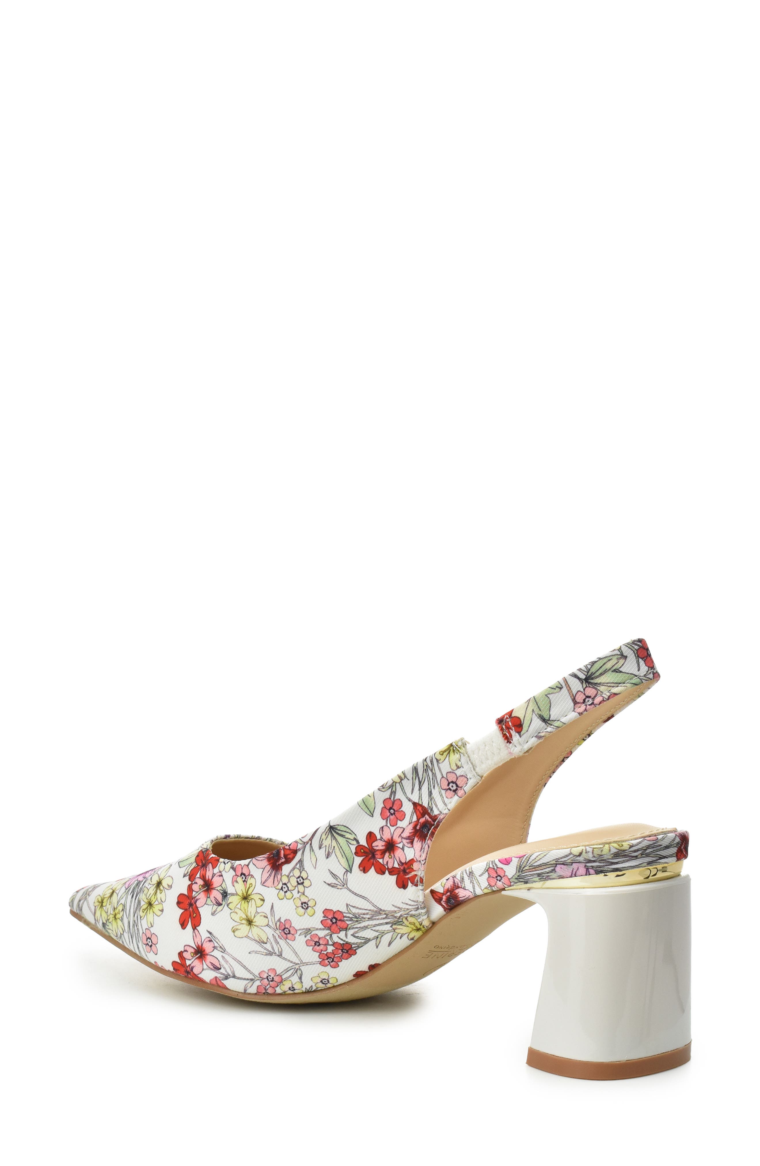 Catherine Catherine Malandrino Kildly Slingback Pump, Alternate, color, White Floral