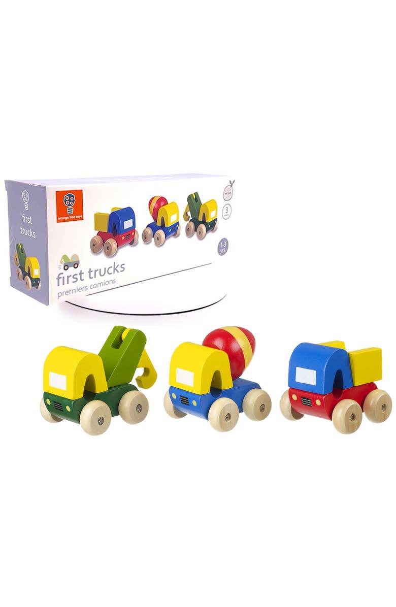 ORANGE TREE TOYS First Trucks, Alternate, color, Multicolored