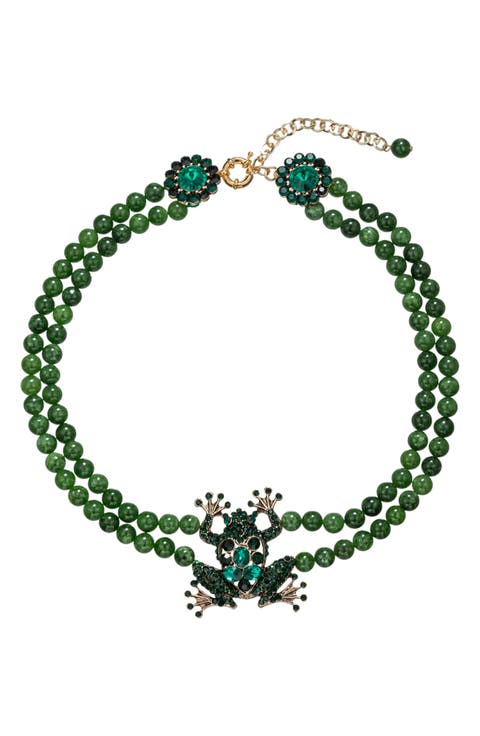Lena Frog Pendant Necklace