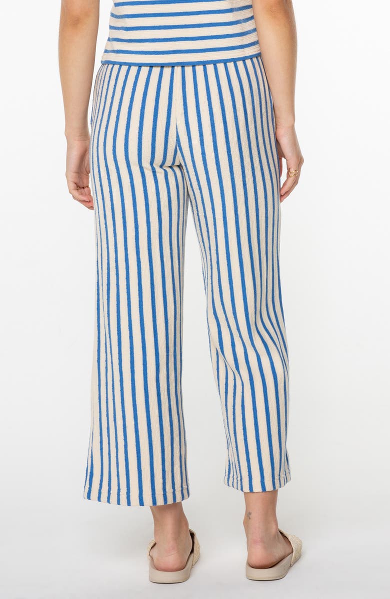 Roxy Java Stripe Cotton Terry Pants, Alternate, color, Star Sapphire