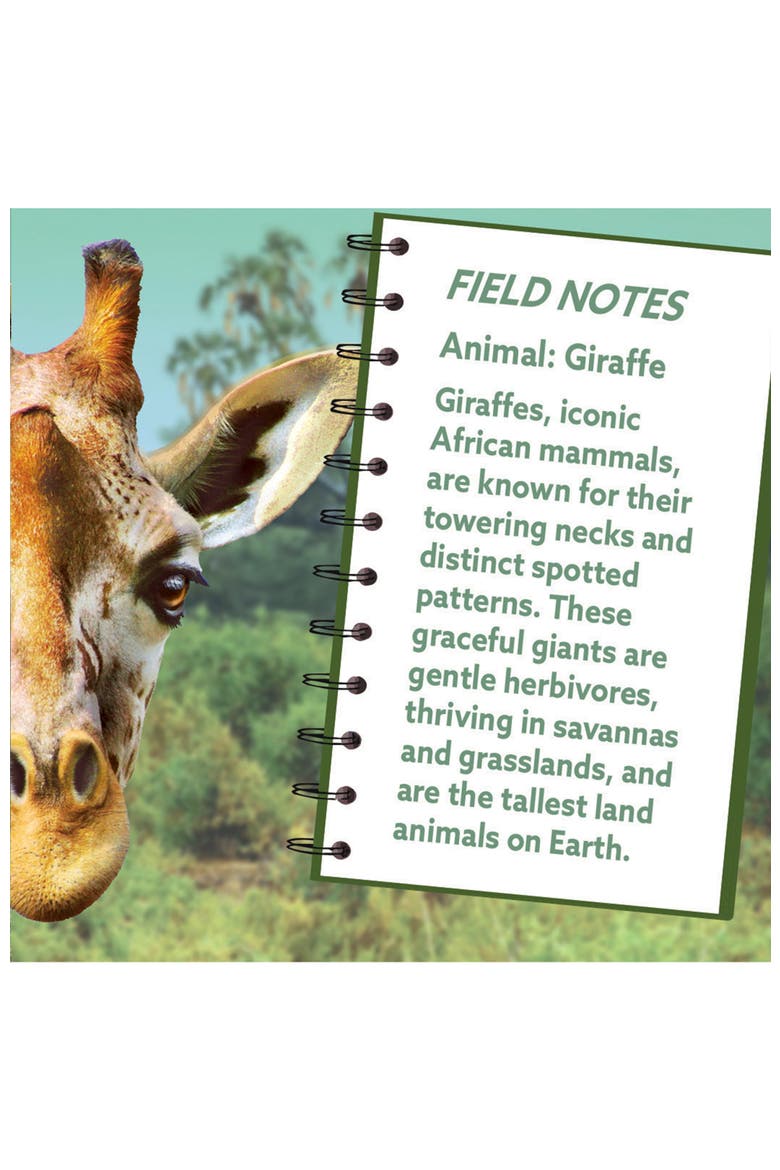 Giraffe 100 Piece Shaped Jigsaw Puzzle, Alternate, color, Multicolor