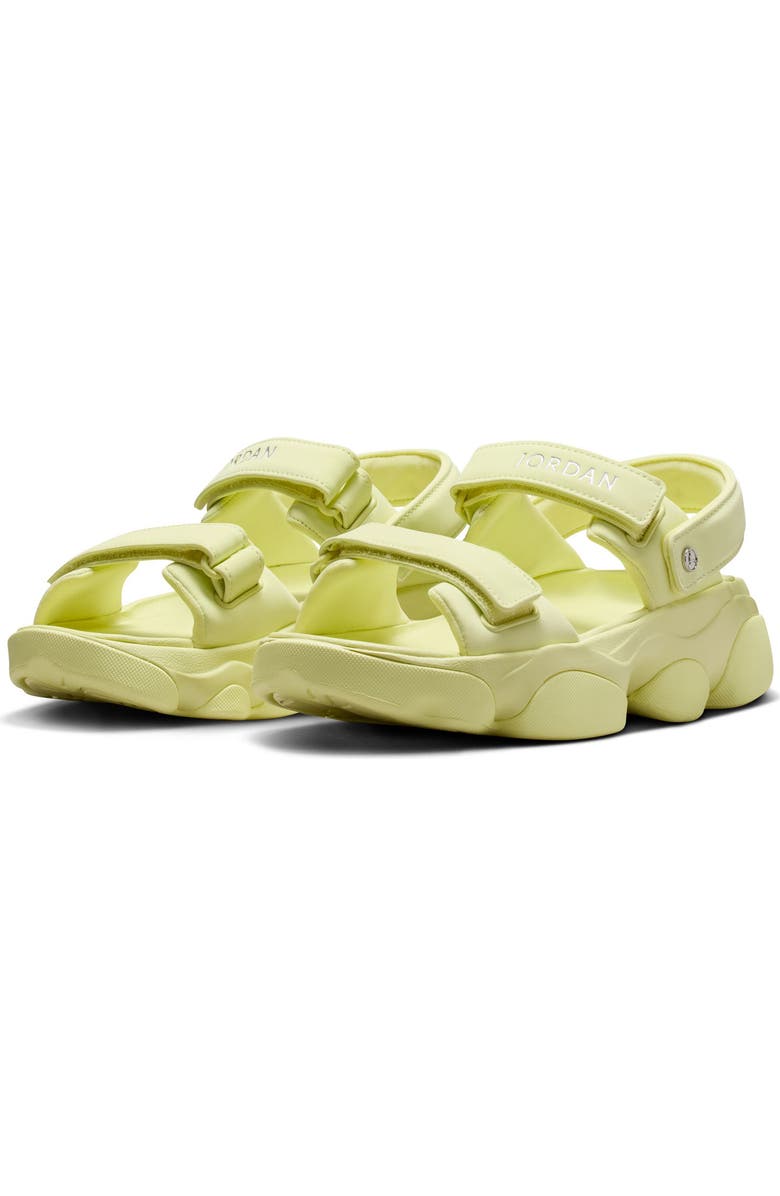 Jordan Deja Sandal, Main, color, Luminous Green/ Silver
