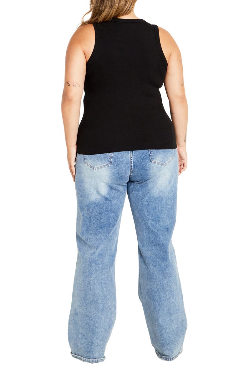 Talia Rib Tank, Alternate, color, BLACK