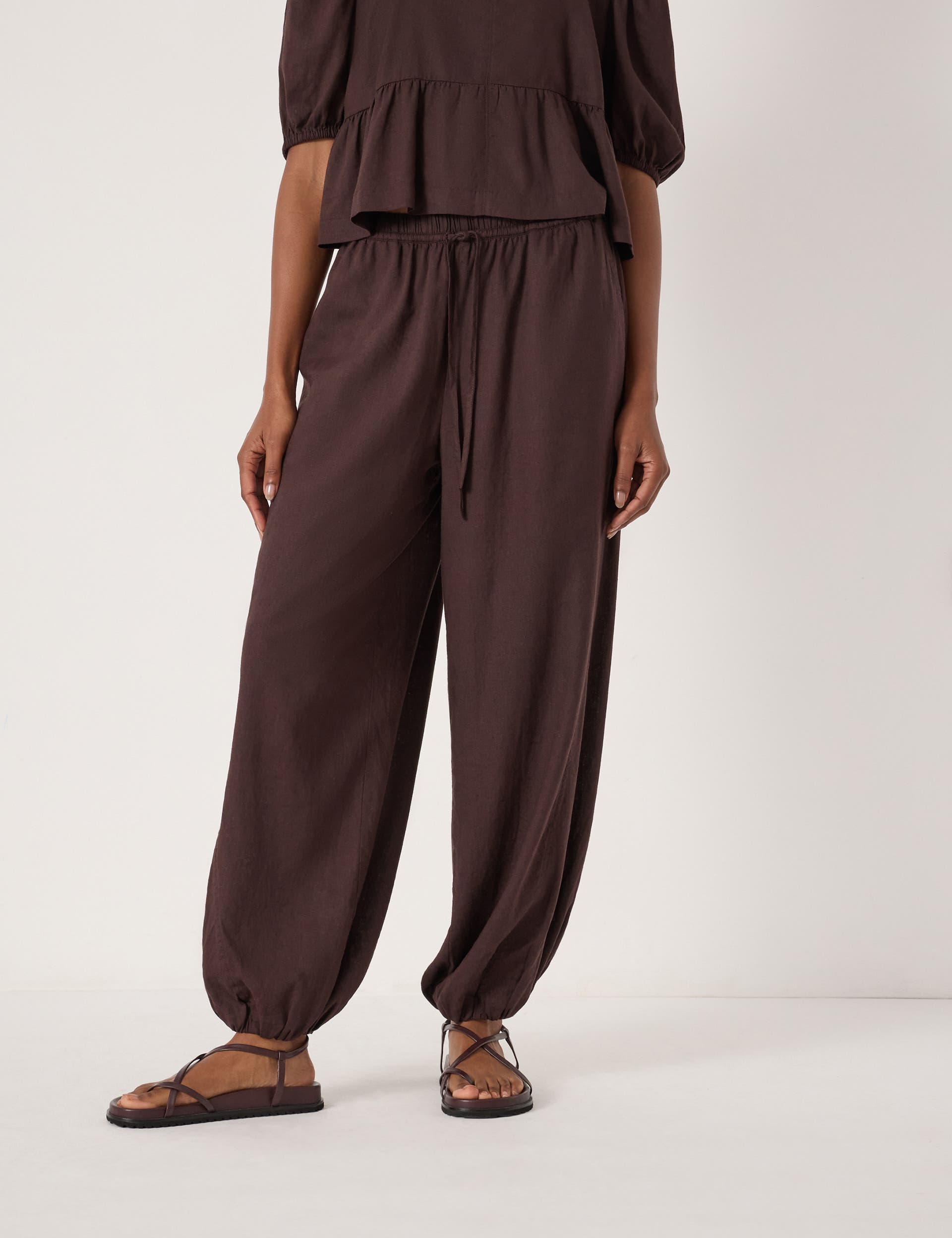 Tove Linen Balloon Beach Pants - image 3