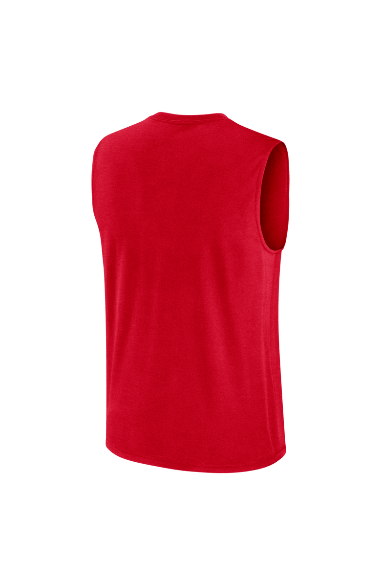 Nike Men's Nike Scarlet Ohio State Buckeyes Primetime Legend Arch Dri-FIT Muscle Tank Top, Alternate, color, Scarlet