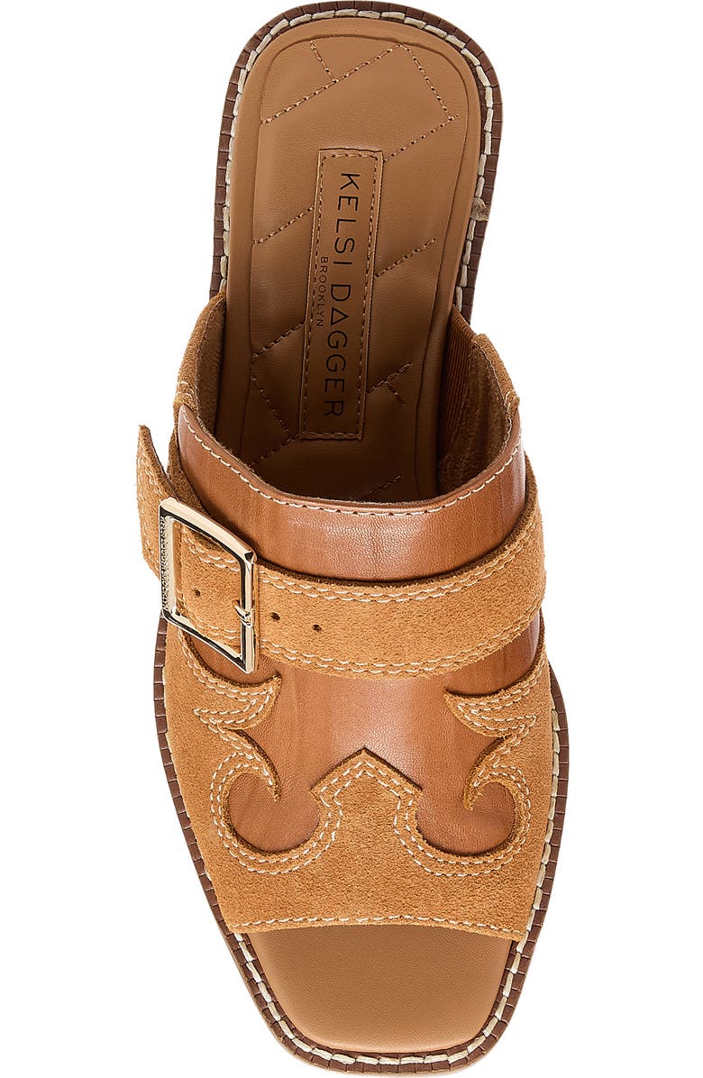 Kelsi Dagger Brooklyn Gerri Block Heel Platform Slide Sandal, Alternate, color, Cookie Dough